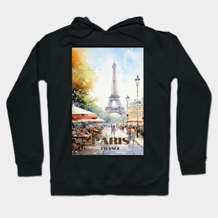 Paris Watercolor Hoodie